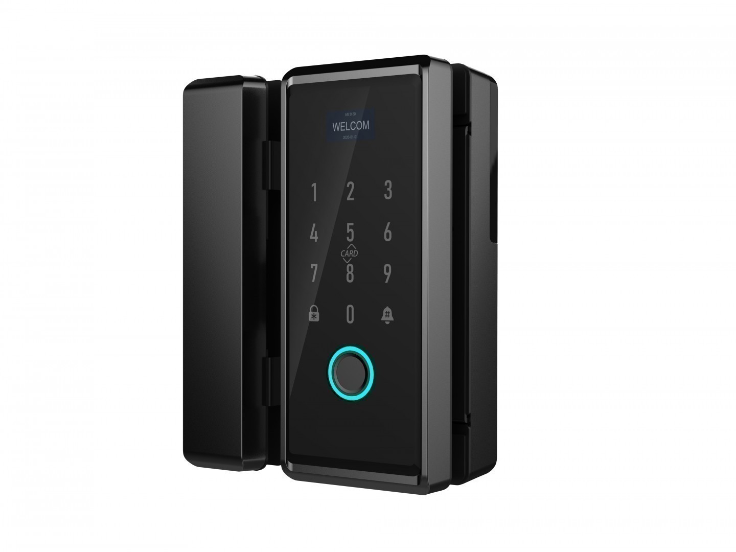 Khóa cửa kính cường lực B500 - Bluetooth - Tuya 2