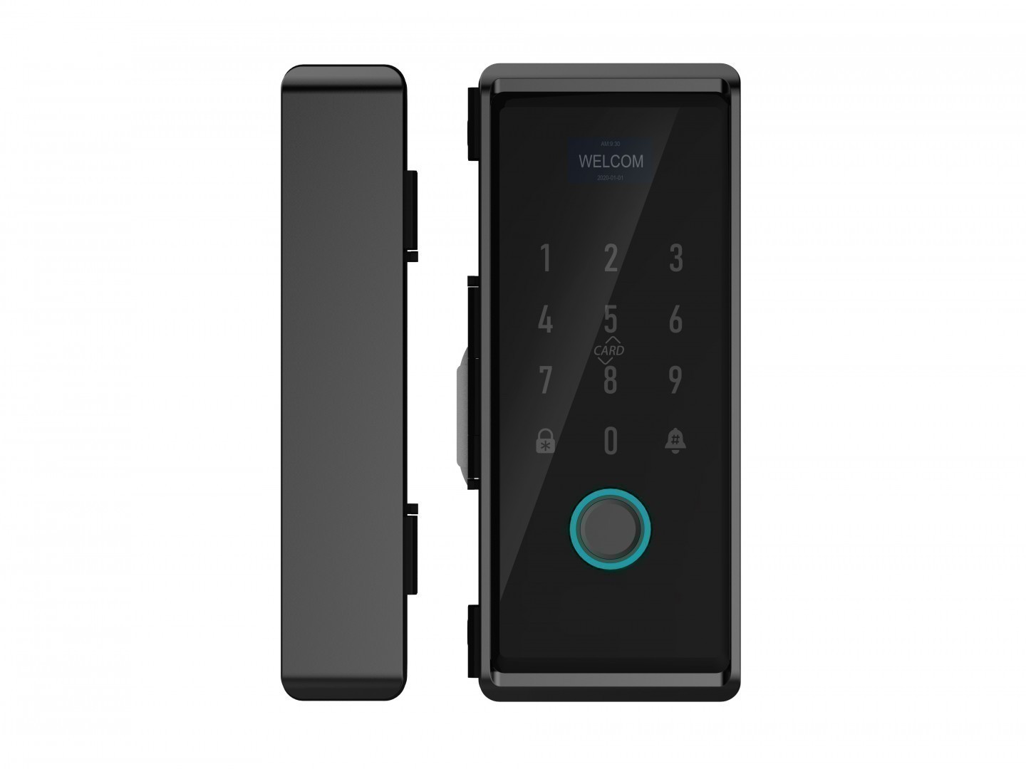 Khóa cửa kính cường lực B500 - Bluetooth - Tuya 4