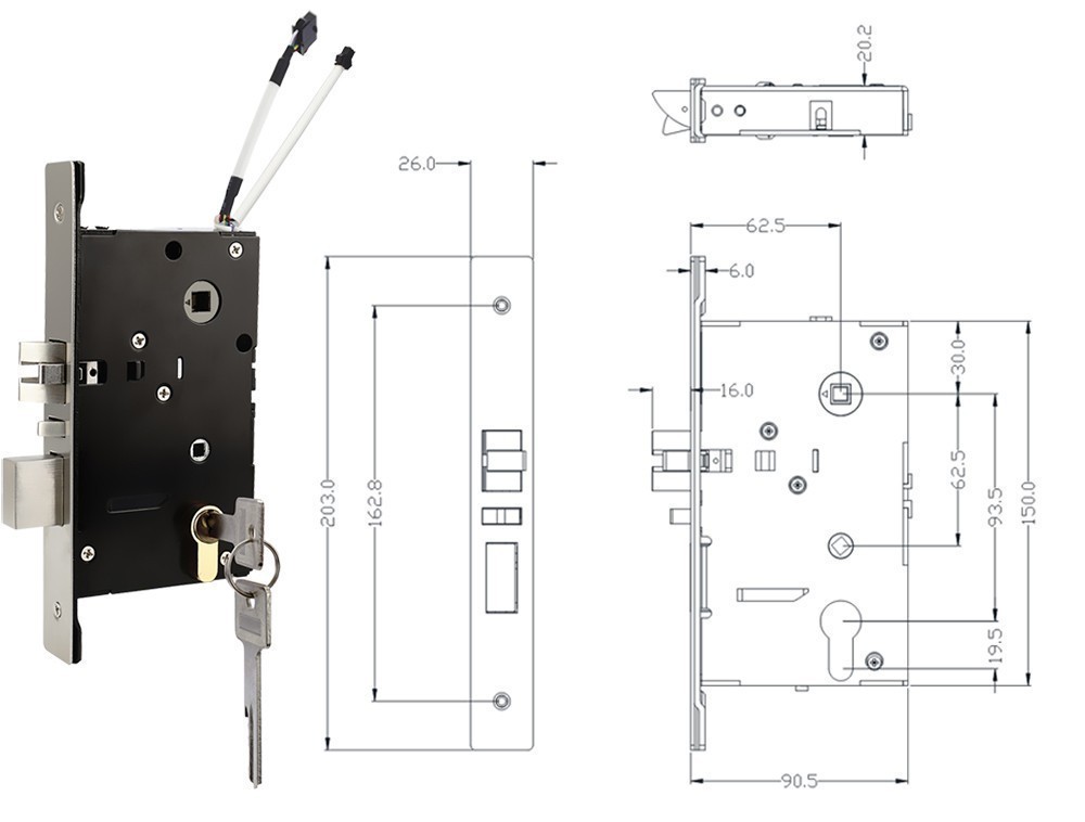 Khóa khách sạn thông minh 1058E 5