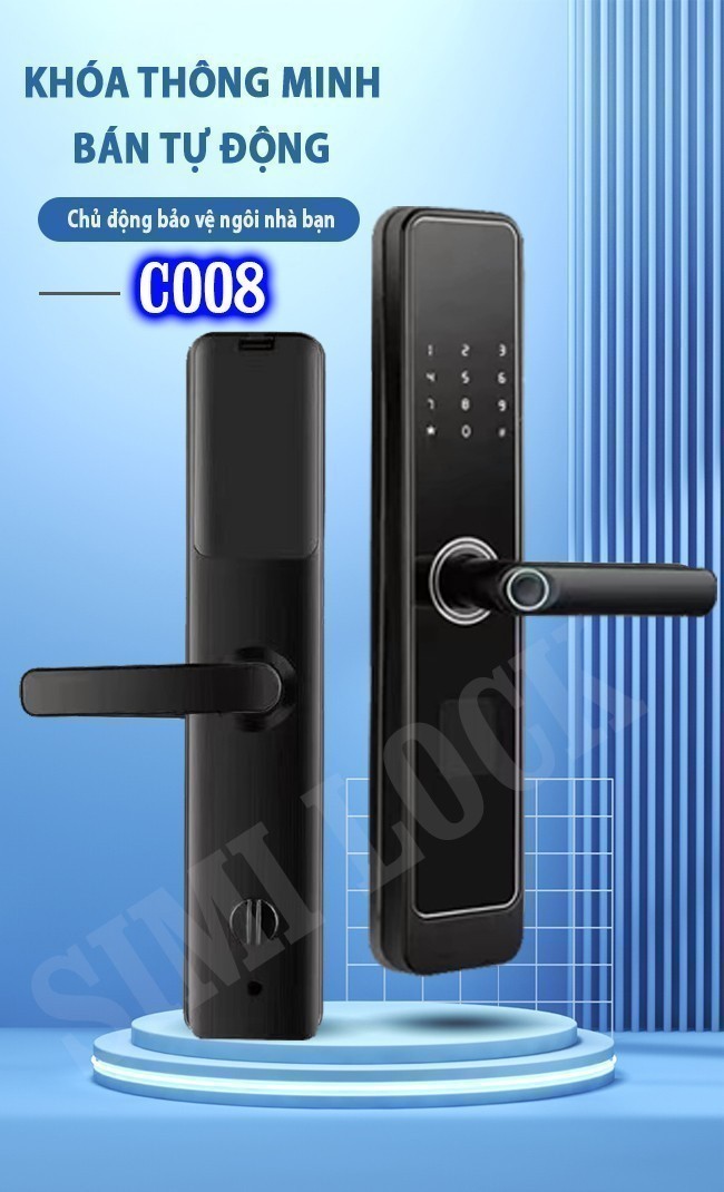 Khóa vân tay tự động C-008 2