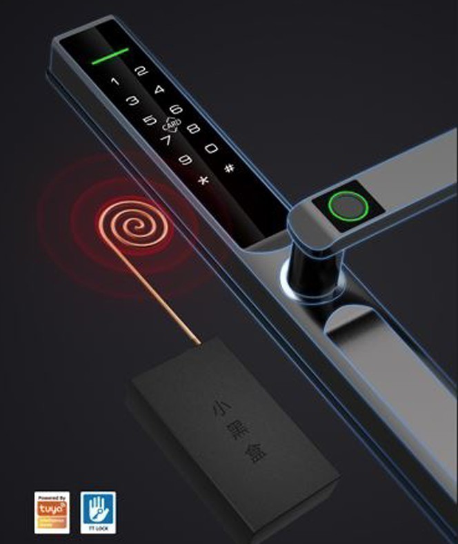 Khóa vân tay cửa nhôm S168 – Bluetooth 3