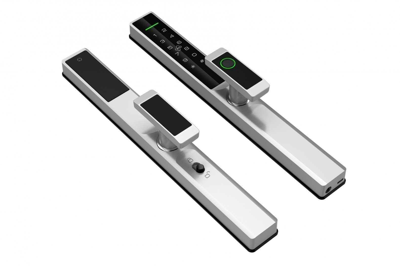 Khóa vân tay cửa nhôm S168 – Bluetooth 7
