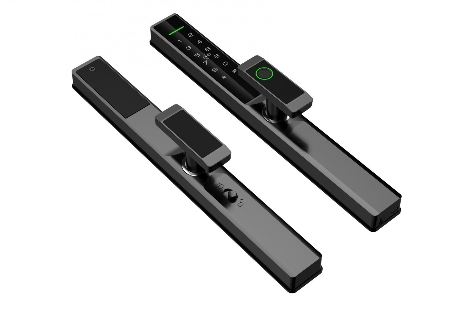 Khóa vân tay cửa nhôm S168 – Bluetooth 8