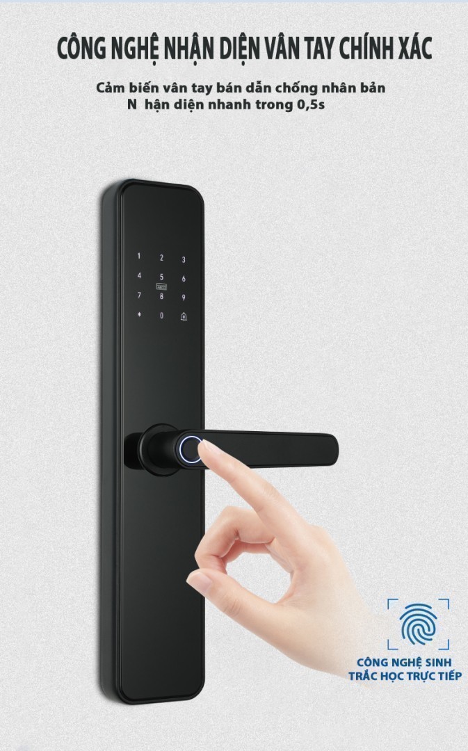 Khóa vân tay tự động K7 3