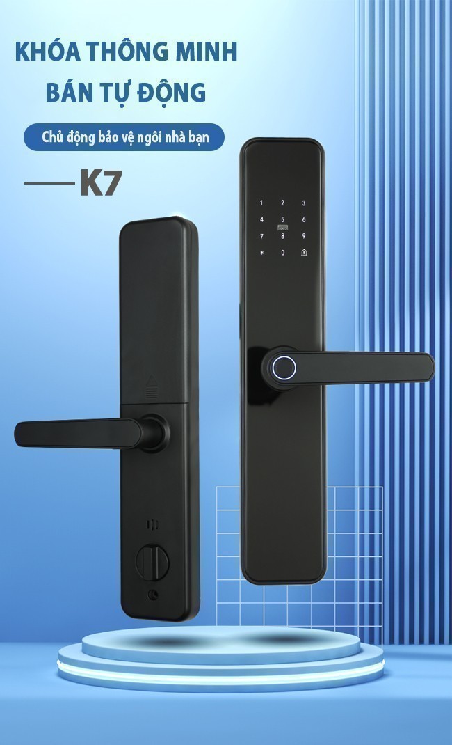 Khóa vân tay tự động K7 2