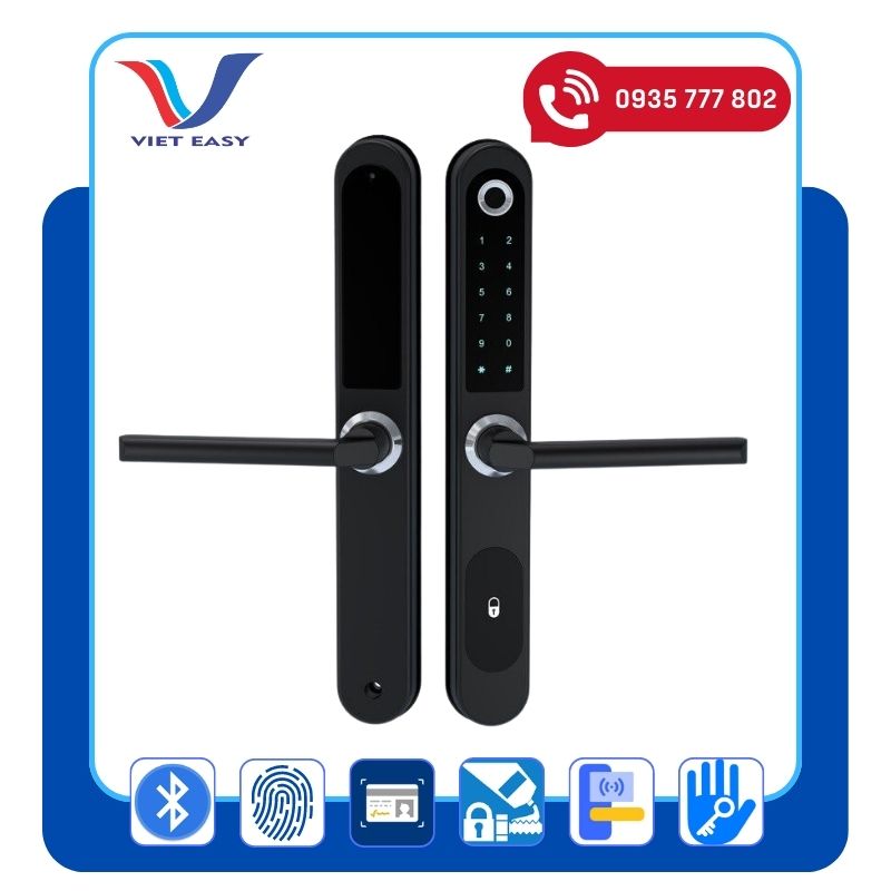 Khóa vân tay cửa nhôm Xingfa - ODS - Bluetooth