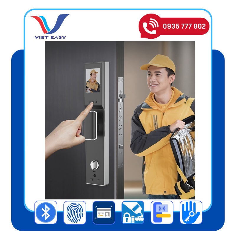 Khóa vây tay video chuông cửa RX-3S