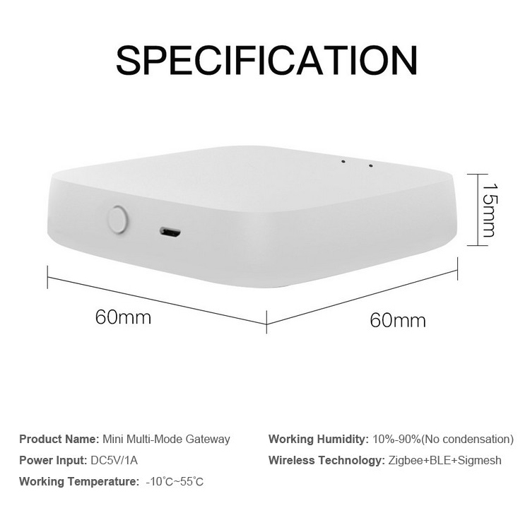 Bộ trung tâm Tuya Gateway Bluetooth 8
