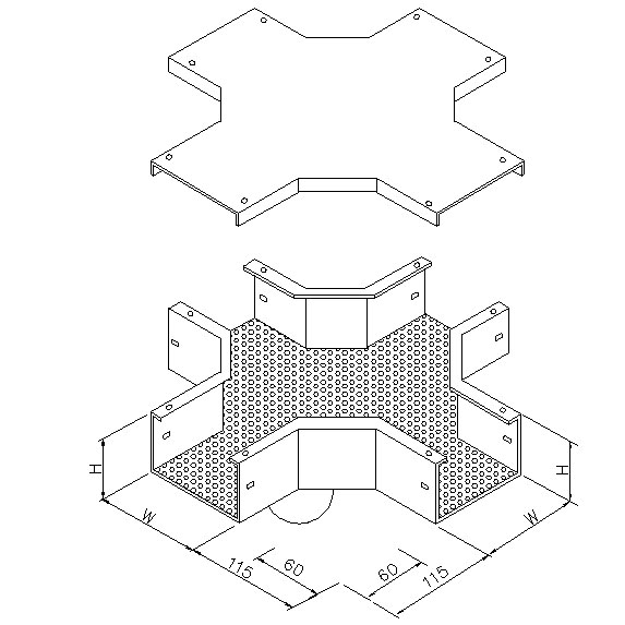 Co thập khay cáp - VES-005
